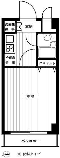 【間取り】 | ルーブル大森Ⅱ