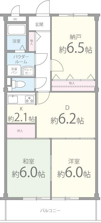 パークヒル司の間取り