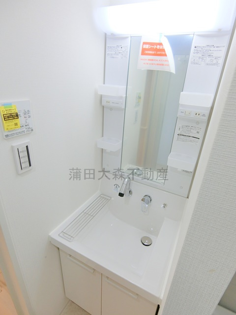 COCOCUBE武蔵新田の洗面所|洗面脱衣所　独立洗面台　洗濯機置き場