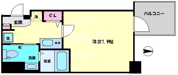 エグゼ難波南Ⅵの間取り|エグゼ難波南VI　間取り