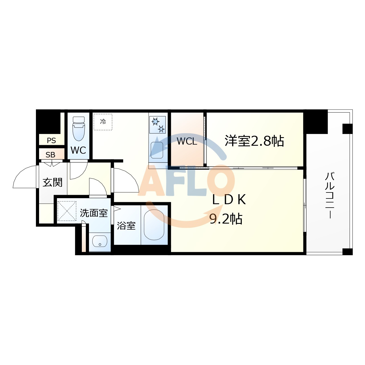 シャテーニュ上本町の間取り|シャテーニュ上本町　間取り