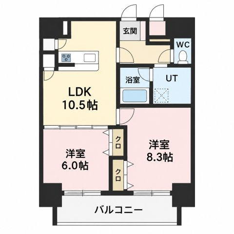 さくらHills ARAKOの間取り