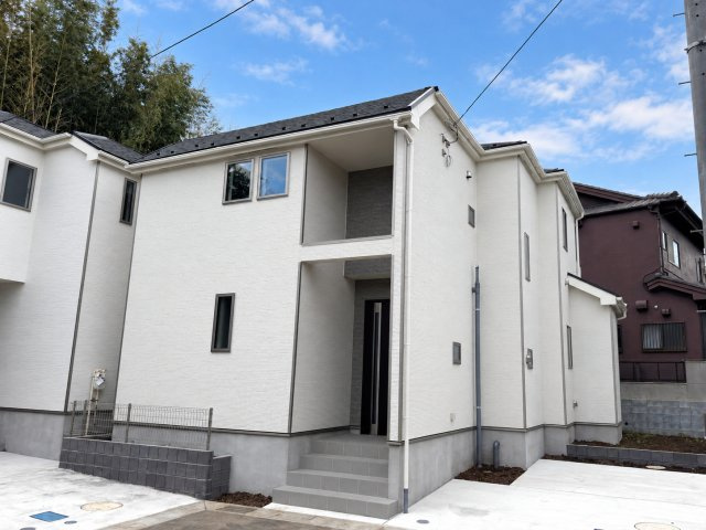 柏市藤心１丁目新築戸建の外観|I号棟外観・完成済み内覧可能です