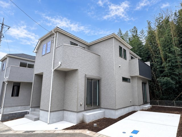 柏市藤心１丁目新築戸建の外観|K号棟外観・完成済み内覧可能です！