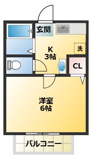 ヴランドール東船橋の間取り