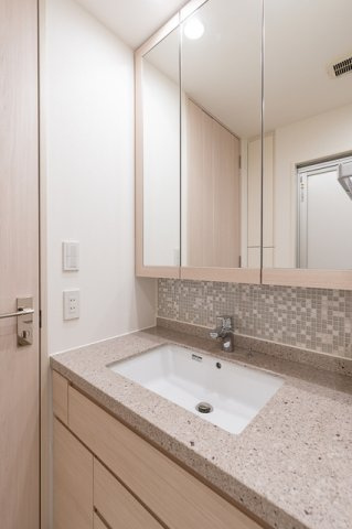 パークシティ大崎　ザ　タワーの洗面所|※写真は同タイプ住戸です。