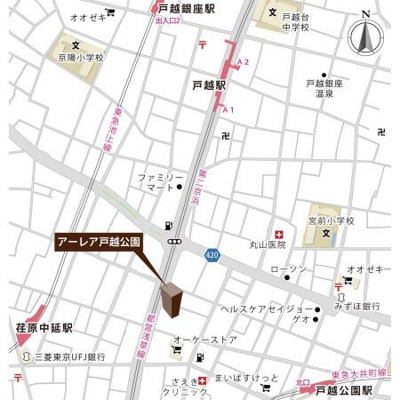 【地図】 | アーレア戸越公園