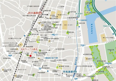 【地図】 | ＲＪＲプレシア大森北