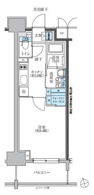 ＴＥＮＡＳ池下（テナス池下）の間取り