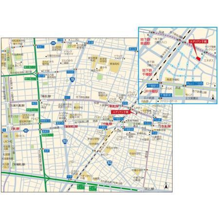 エディアン千種の地図
