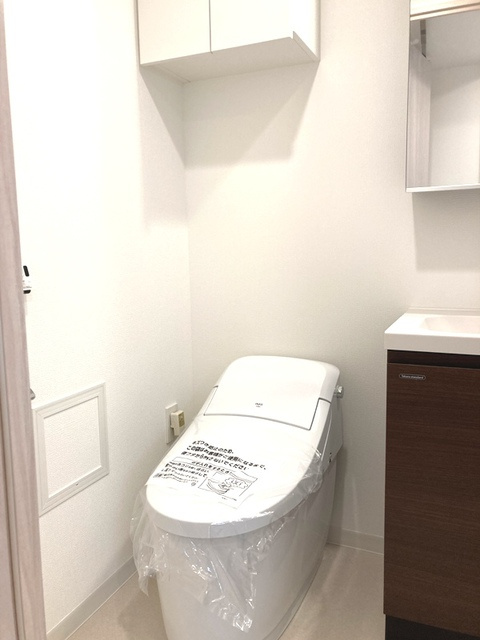 バウスフラッツ品川キャナルサイドのトイレ|コンパクトで使いやすいトイレです
