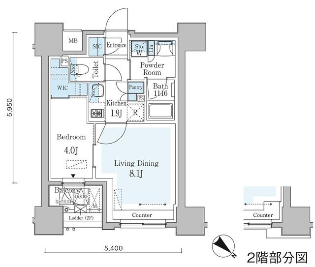 【間取り】 | ＧＲＡＮ　ＰＡＳＥＯ横濱関内ＰＲＥＭＩＵＭ
