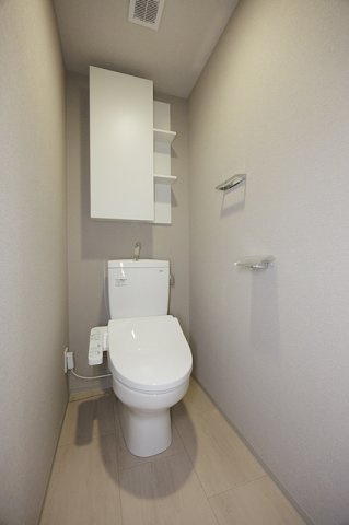 スカイグランデ津田沼のトイレ|落ち着いたトイレです