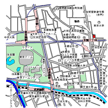 パークアクシス本郷の杜の地図