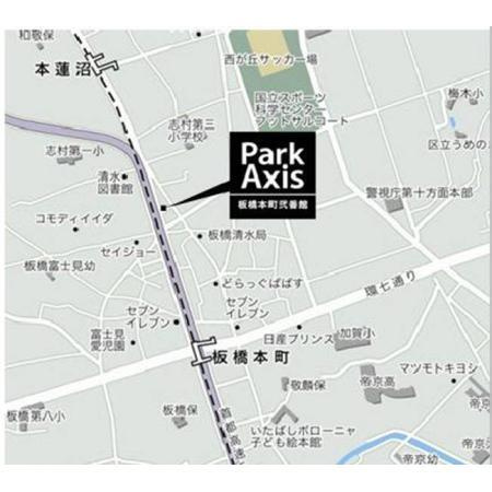 パークアクシス板橋本町弐番館の地図