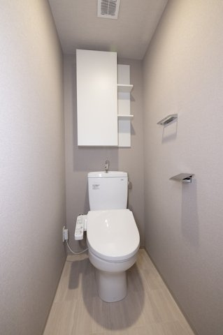 スカイグランデ津田沼のトイレ|ゆったりとした空間のトイレです