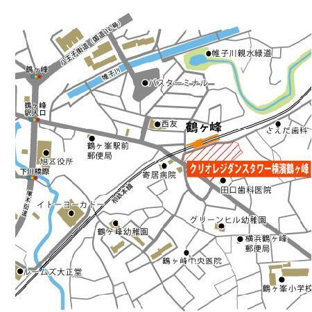 クリオレジダンスタワー横濱鶴ヶ峰の地図