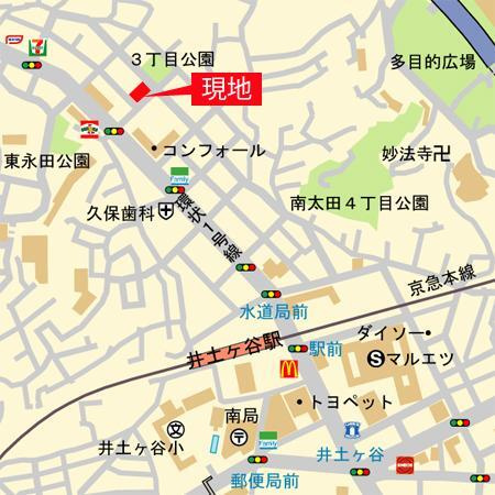 リトスメラン永田の地図