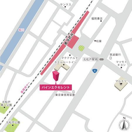 パインエクセレントの地図