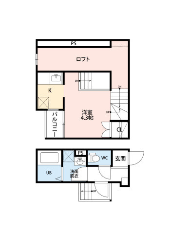 CB和白グラティアの間取り