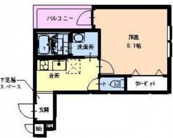 フジパレス千林大宮の間取り