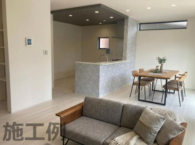 青葉区藤が丘1丁目新築戸建て　第2-1号棟の居間・リビング|リビングです