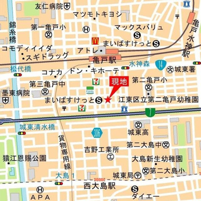 【地図】 | ＹＵＮＯ　ＡＲＴ　ＫＡＭＥＩＤＯ