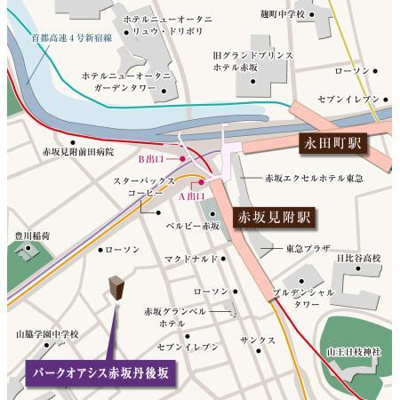 【地図】 | パークオアシス赤坂丹後坂
