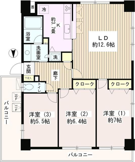 【間取り】 | サンハイム