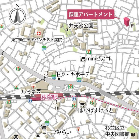 【地図】 | 荻窪アパートメント