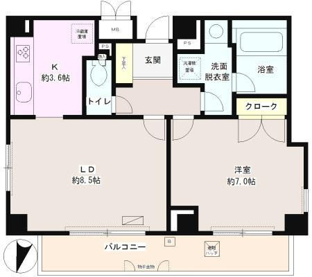 【間取り】 | ステラア浜田山