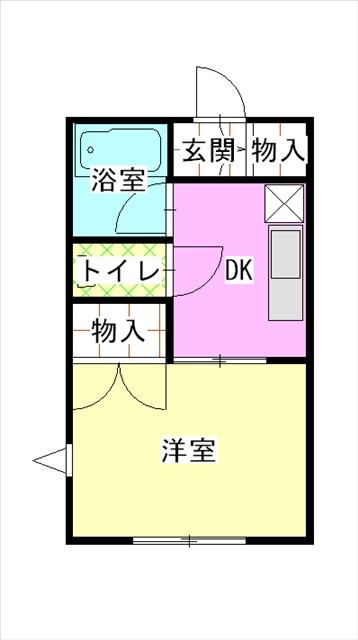 アップルハウスの間取り