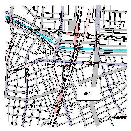 パークキューブ神田の地図