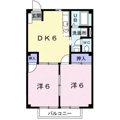 カーム和田の間取り
