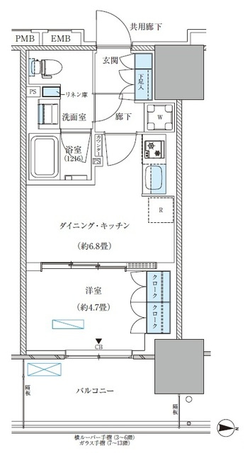 パークアクシス西大島コンフォートスクエアの間取り