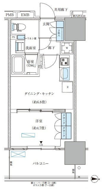 パークアクシス西大島コンフォートスクエアの間取り