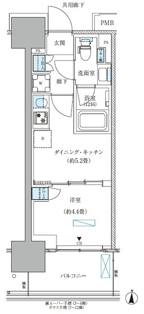 パークアクシス西大島コンフォートスクエアの間取り