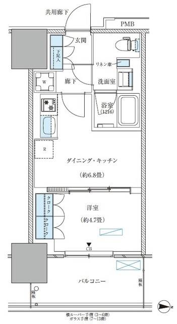 パークアクシス西大島コンフォートスクエアの間取り