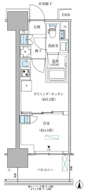 パークアクシス西大島コンフォートスクエアの間取り