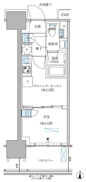 パークアクシス西大島コンフォートスクエアの間取り