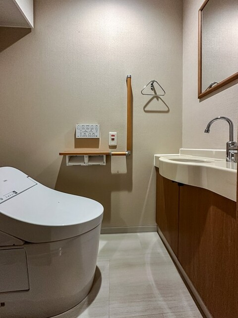 恵比寿ガーデンテラス弐番館のトイレ|ゆったりとした空間のトイレです