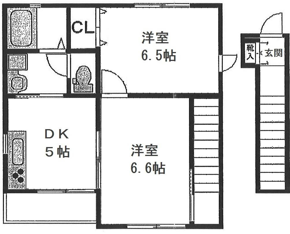フェリーチェ　ａ棟の間取り