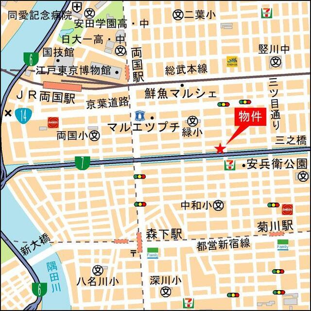 墨田ＭＩＫＡＧＥの地図