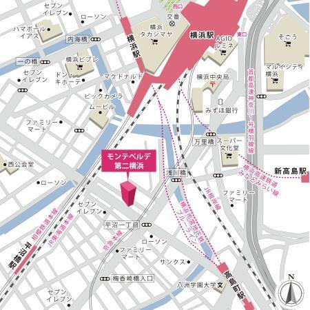モンテベルデ第２横浜の地図