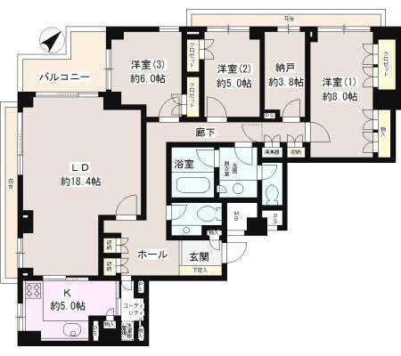【間取り】 | パーク・ハイム荻窪南