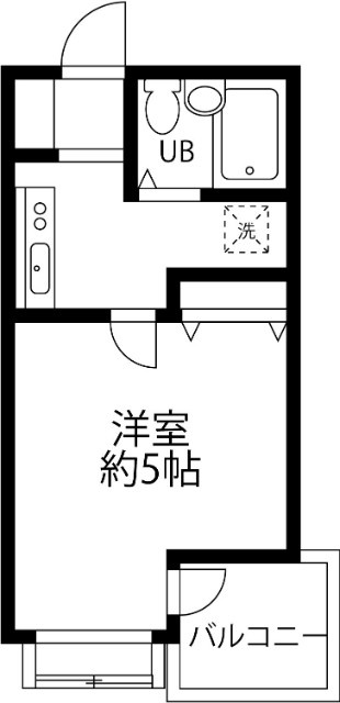 ＲＨＫ鈴谷６マンションの間取り