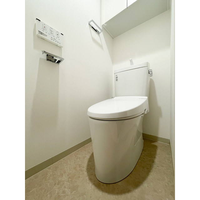 クオリタス両国のトイレ|落ち着いた色調のトイレです