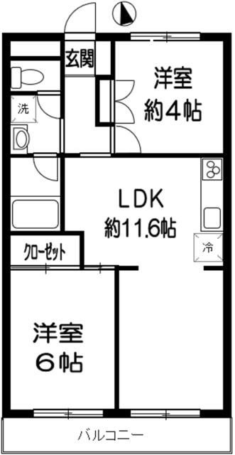 パストラル山口の間取り