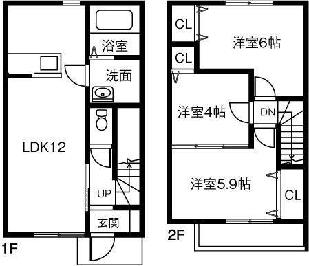 【間取り】 | ノースフィールド