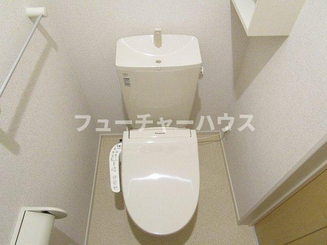 サニーメゾンＢのトイレ|トイレもきれいです